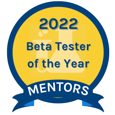 2022 Beta Tester of the Year 2022 Beta Tester of the Year