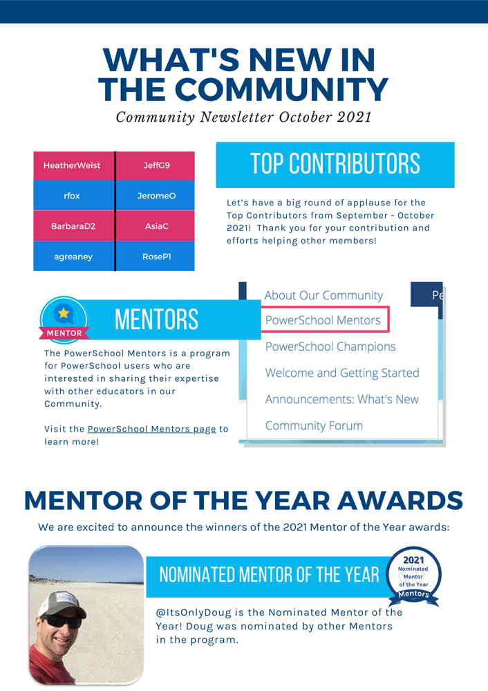 October 2021 Community Newsletter