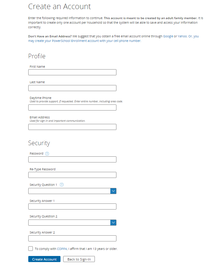 Complete all fields