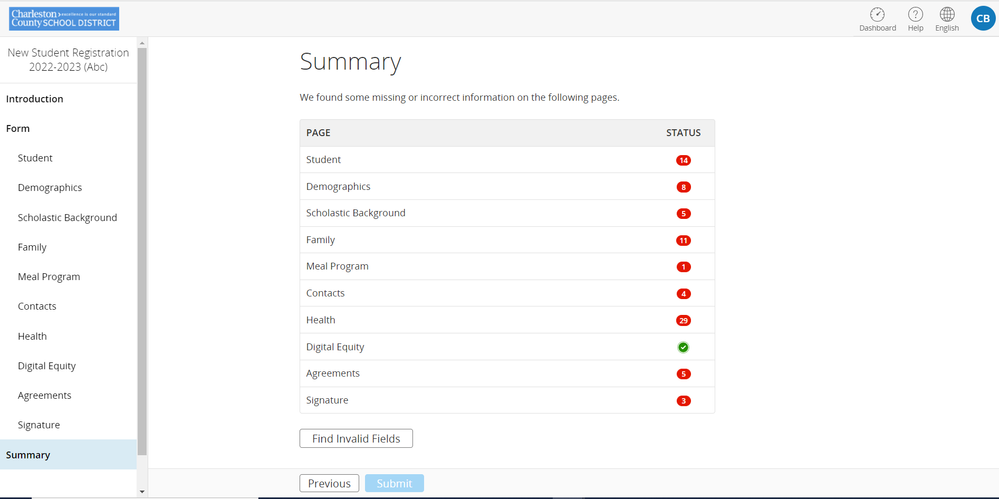 Unable to Submit the form
