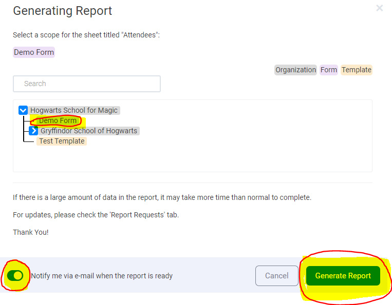 Toggle on the notify via email when report is ready.png Toggle on the notify via email when report is ready