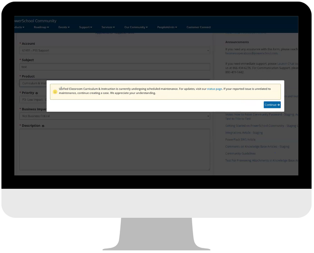 Image of Customer Case Portal Status Page Alerts.png Image of Customer Case Portal Status Page Alerts.png