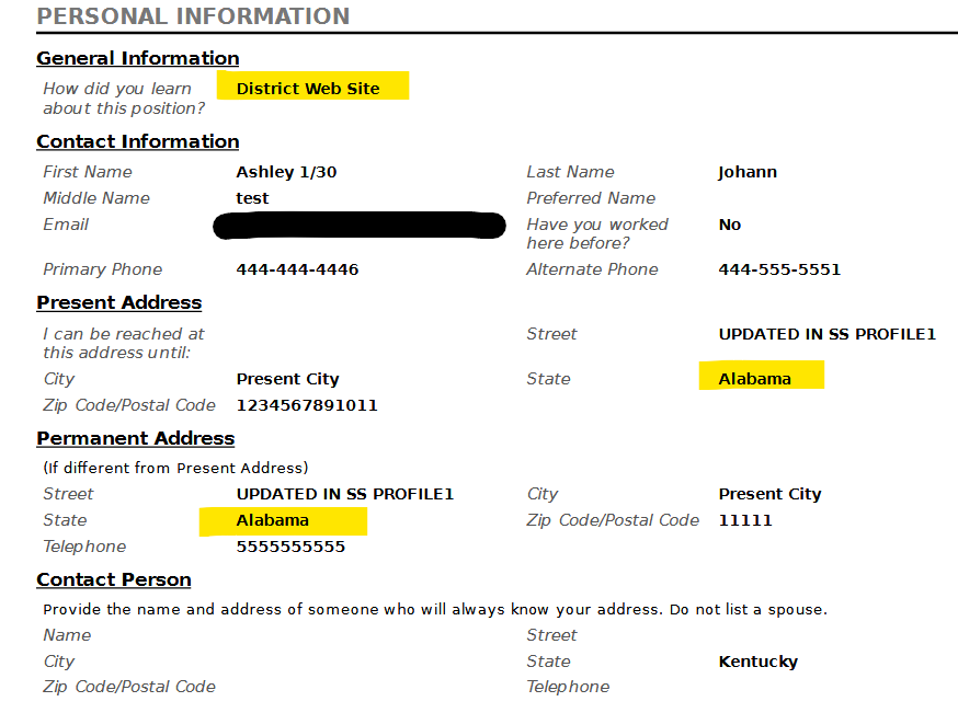 Submitted Application District Admin View