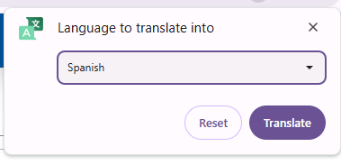 Select Translate